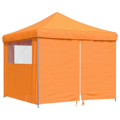Tendone per Feste Pieghevole Pop-Up con 4 Pareti Arancione | homemem39