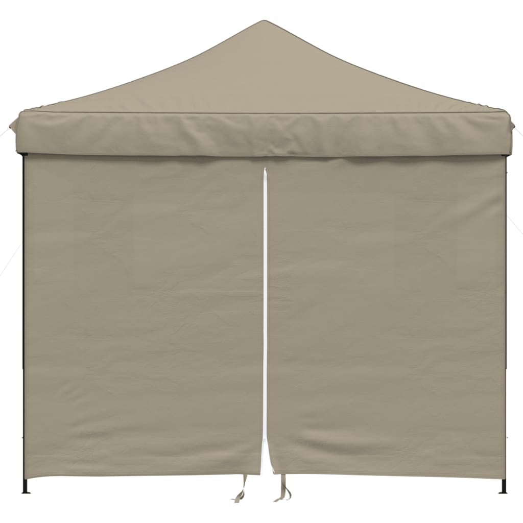 Tendone per Feste Pieghevole Pop-Up con 4 Pareti Tortora | homemem39