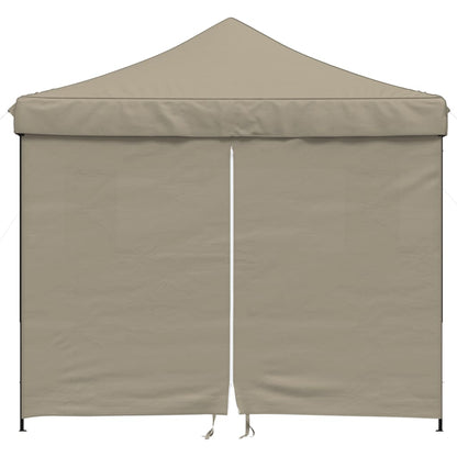Tendone per Feste Pieghevole Pop-Up con 4 Pareti Tortora | homemem39