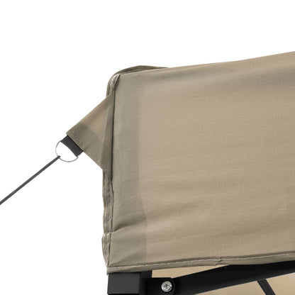 Tendone per Feste Pieghevole Pop-Up con 4 Pareti Tortora | homemem39