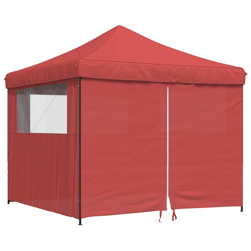 Tendone per Feste Pieghevole Pop-Up con 4 Pareti Bordò