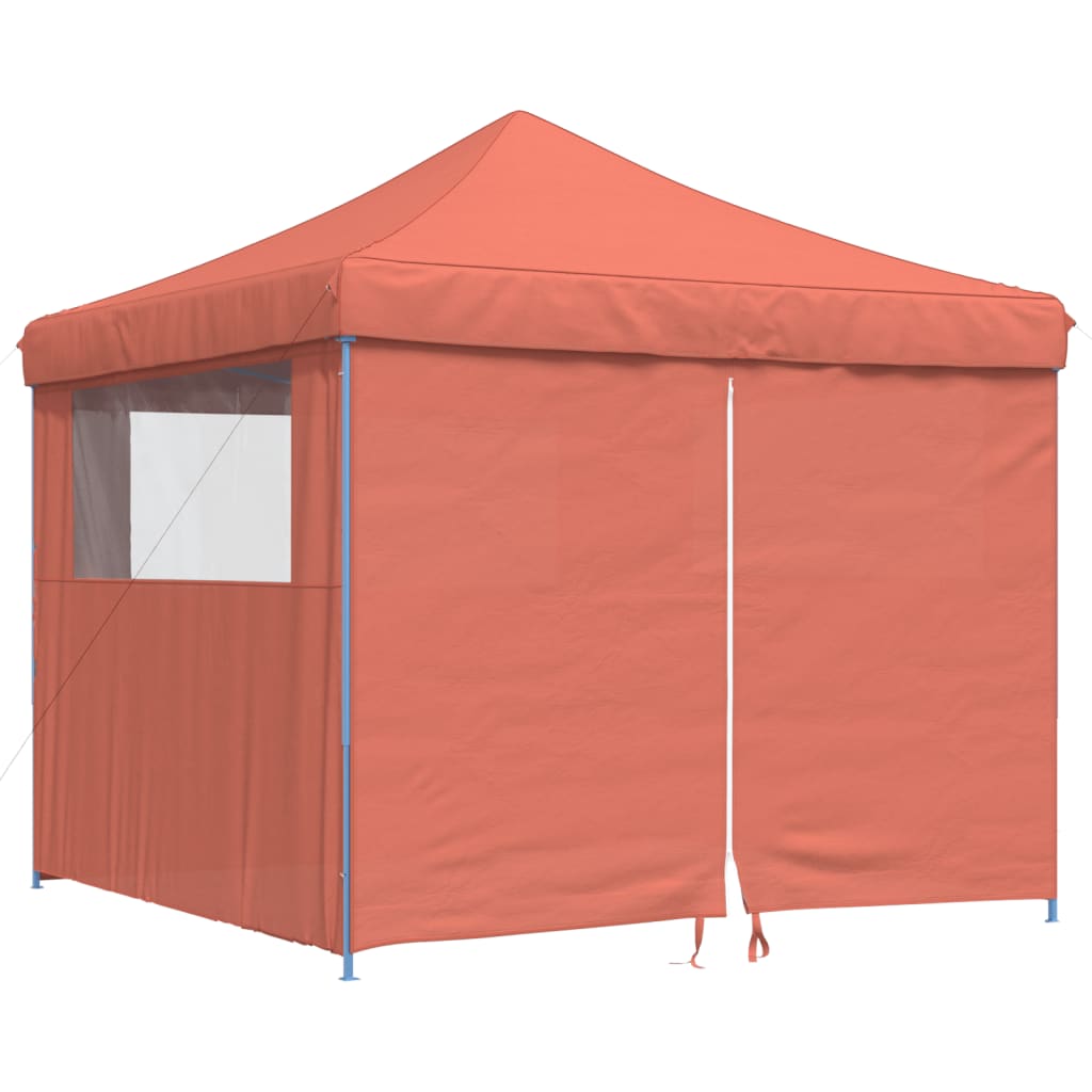 Tendone per Feste Pieghevole Pop-Up con 4 Pareti Terracotta | homemem39