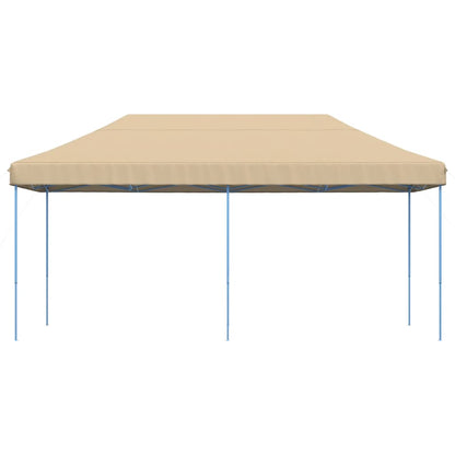 Tenda da Festa Pieghevole Pop-Up Beige 580x292x315 cm | homemem39