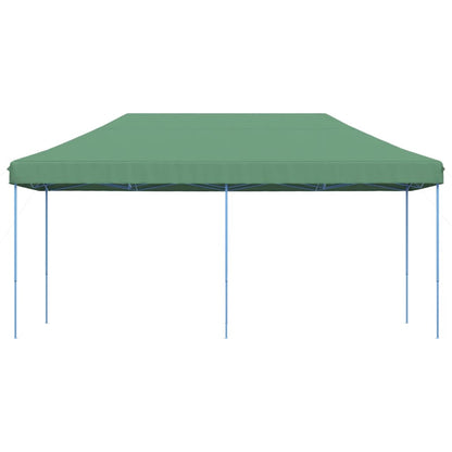 Tenda da Festa Pieghevole Pop-Up Verde 580x292x315 cm - homemem39