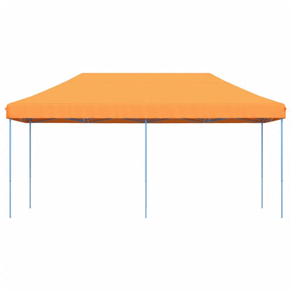 Tenda da Festa Pieghevole Pop-Up Arancione 580x292x315 cm