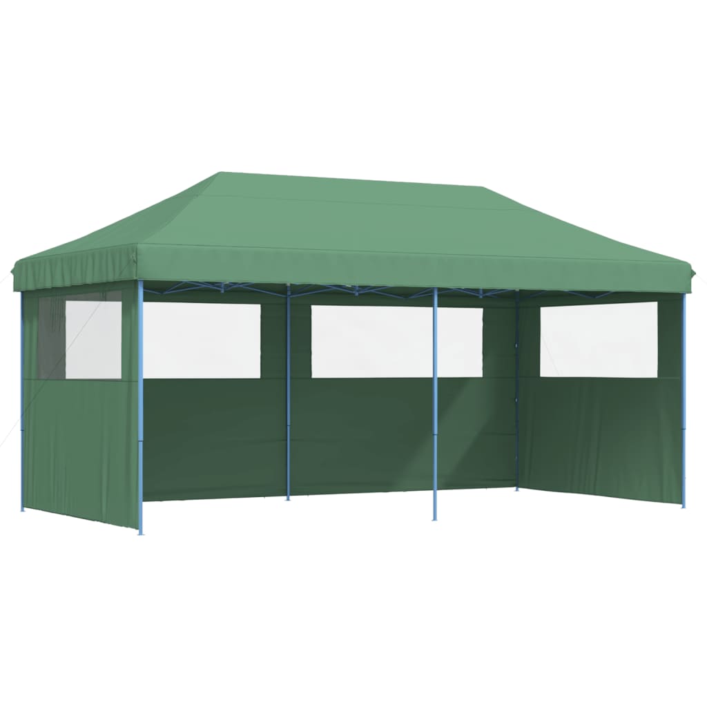 Tendone per Feste Pieghevole Pop-Up con 3 Pareti Verde | homemem39