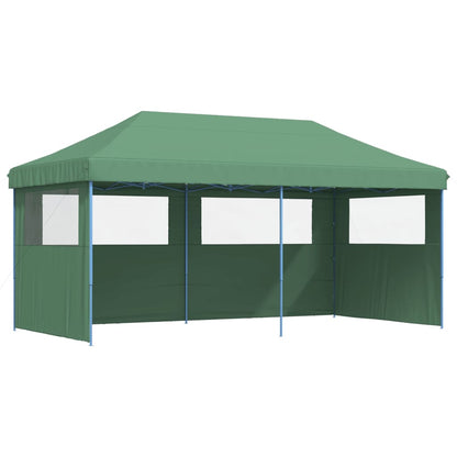 Tendone per Feste Pieghevole Pop-Up con 3 Pareti Verde | homemem39