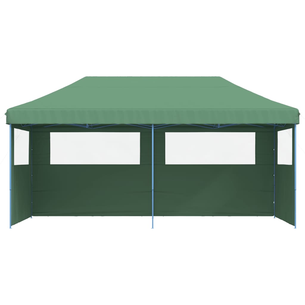 Tendone per Feste Pieghevole Pop-Up con 3 Pareti Verde | homemem39