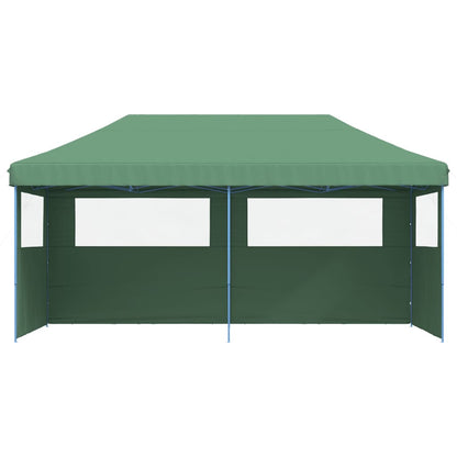 Tendone per Feste Pieghevole Pop-Up con 3 Pareti Verde | homemem39
