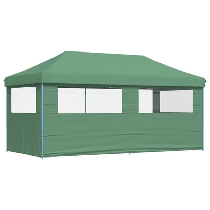 Tendone per Feste Pieghevole Pop-Up con 3 Pareti Verde | homemem39