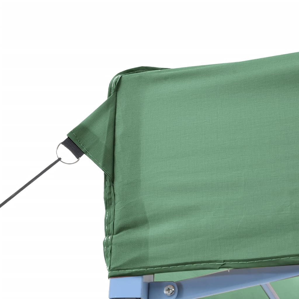 Tendone per Feste Pieghevole Pop-Up con 3 Pareti Verde | homemem39