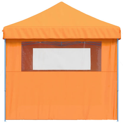 Tendone per Feste Pieghevole Pop-Up con 3 Pareti Arancione | homemem39
