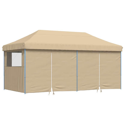 Tendone per Feste Pieghevole Pop-Up con 4 Pareti Beige | homemem39