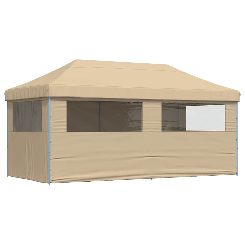 Tendone per Feste Pieghevole Pop-Up con 4 Pareti Beige | homemem39