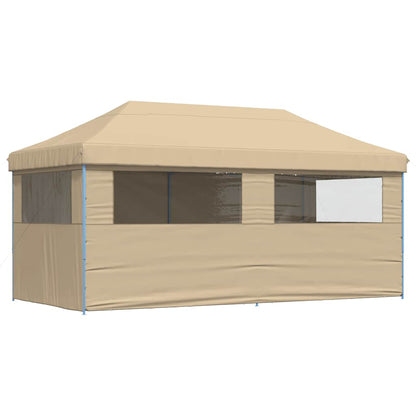 Tendone per Feste Pieghevole Pop-Up con 4 Pareti Beige | homemem39