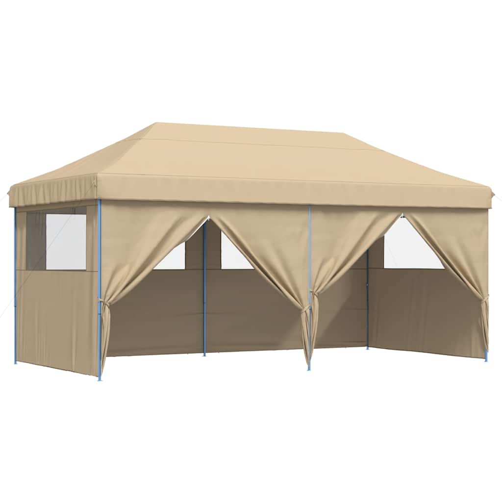 Tendone per Feste Pieghevole Pop-Up con 4 Pareti Beige | homemem39