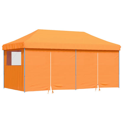 Tendone per Feste Pieghevole Pop-Up con 4 Pareti Arancione | homemem39