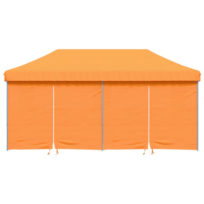 Tendone per Feste Pieghevole Pop-Up con 4 Pareti Arancione | homemem39