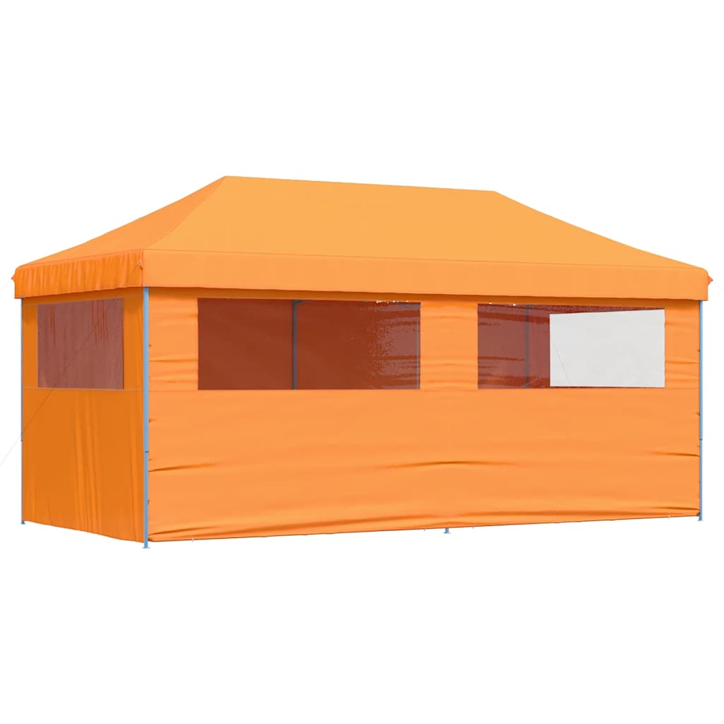 Tendone per Feste Pieghevole Pop-Up con 4 Pareti Arancione | homemem39