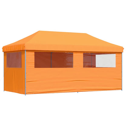 Tendone per Feste Pieghevole Pop-Up con 4 Pareti Arancione | homemem39