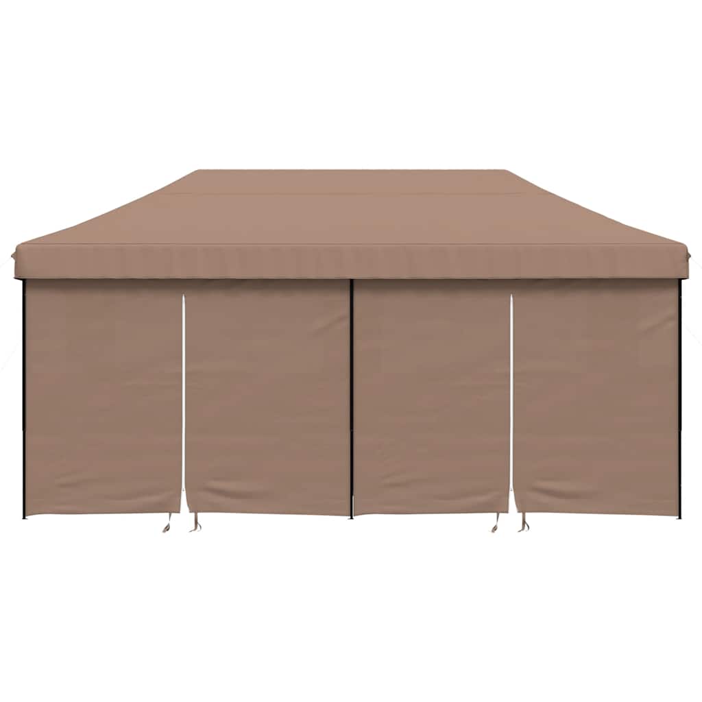 Tendone per Feste Pieghevole Pop-Up con 4 Pareti Marrone | homemem39