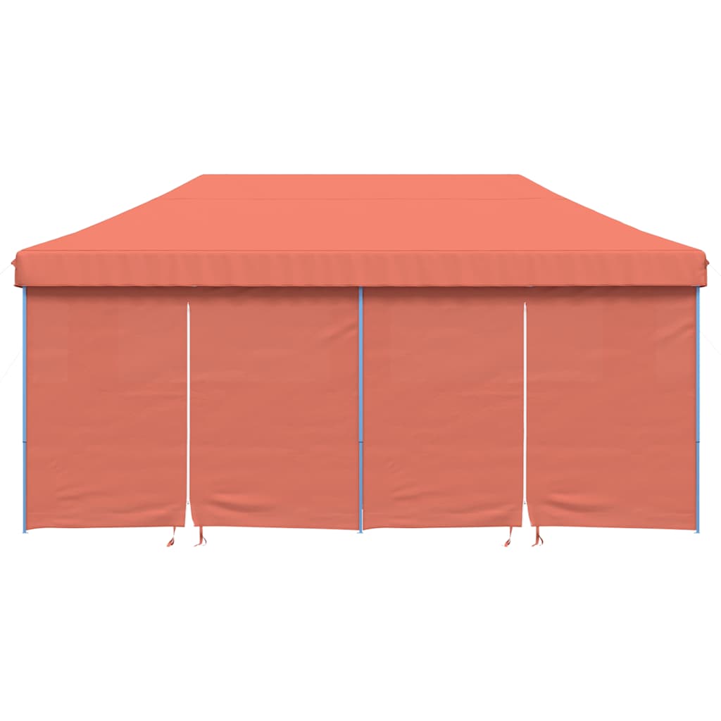 Tendone per Feste Pieghevole Pop-Up con 4 Pareti Terracotta | homemem39