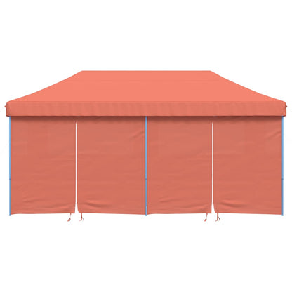 Tendone per Feste Pieghevole Pop-Up con 4 Pareti Terracotta | homemem39
