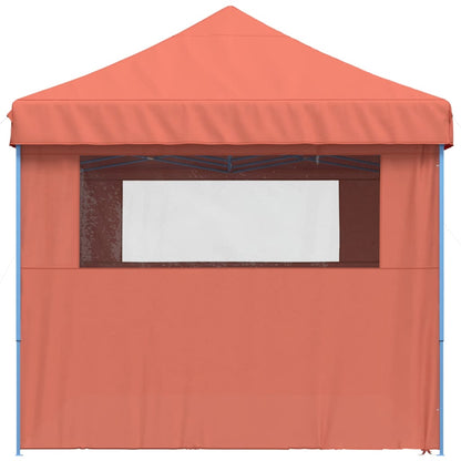 Tendone per Feste Pieghevole Pop-Up con 4 Pareti Terracotta | homemem39