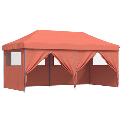 Tendone per Feste Pieghevole Pop-Up con 4 Pareti Terracotta | homemem39
