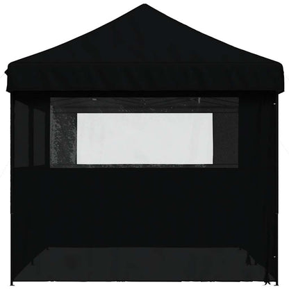 Tendone per Feste Pieghevole Pop-Up con 4 Pareti Nero | homemem39