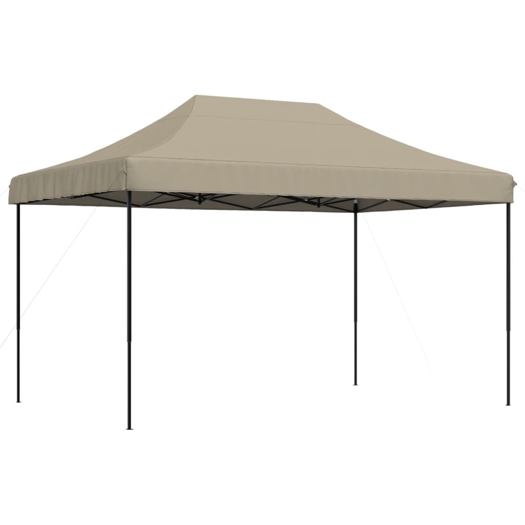 Tenda da Festa Pieghevole Pop-Up Tortora 292x292x315 cm - homemem39