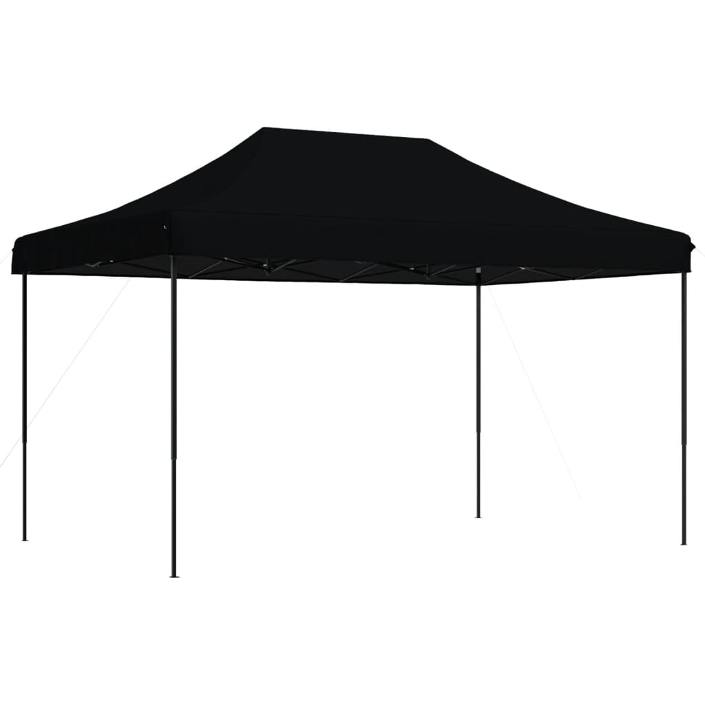 Tenda da Festa Pieghevole Pop-Up Nero 292x292x315 cm - homemem39