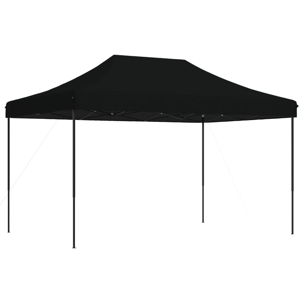 Tenda da Festa Pieghevole Pop-Up Nero 292x292x315 cm - homemem39
