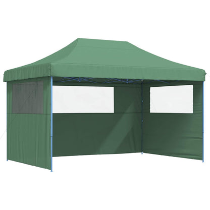 Tendone per Feste Pieghevole Pop-Up con 3 Pareti Verde | homemem39