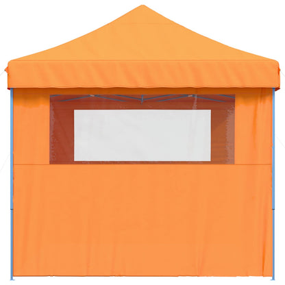 Tendone per Feste Pieghevole Pop-Up con 3 Pareti Arancione | homemem39