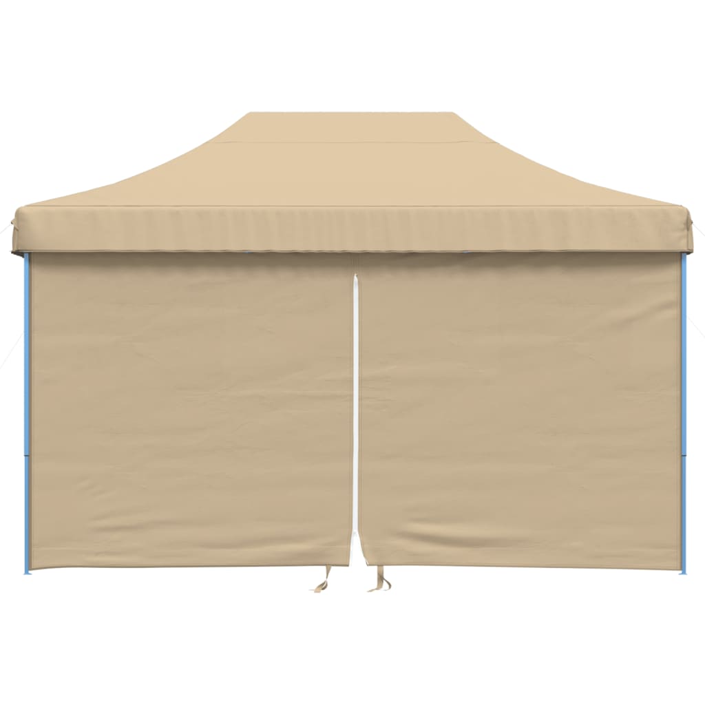 Tendone per Feste Pieghevole Pop-Up con 4 Pareti Beige - homemem39