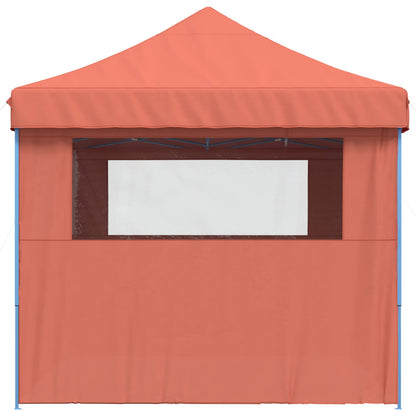 Tendone per Feste Pieghevole Pop-Up con 4 Pareti Terracotta | homemem39