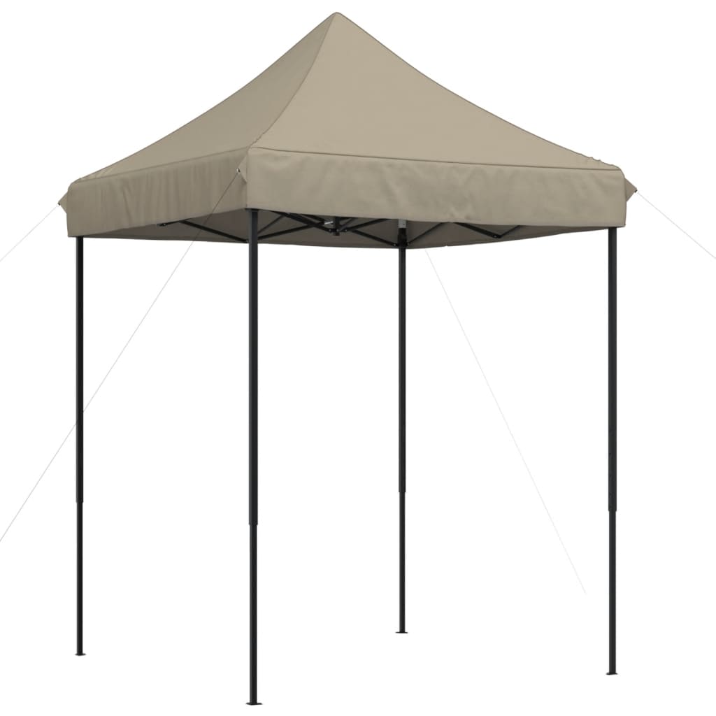 Tenda da Festa Pieghevole Pop-Up Tortora 200x200x306 cm - homemem39