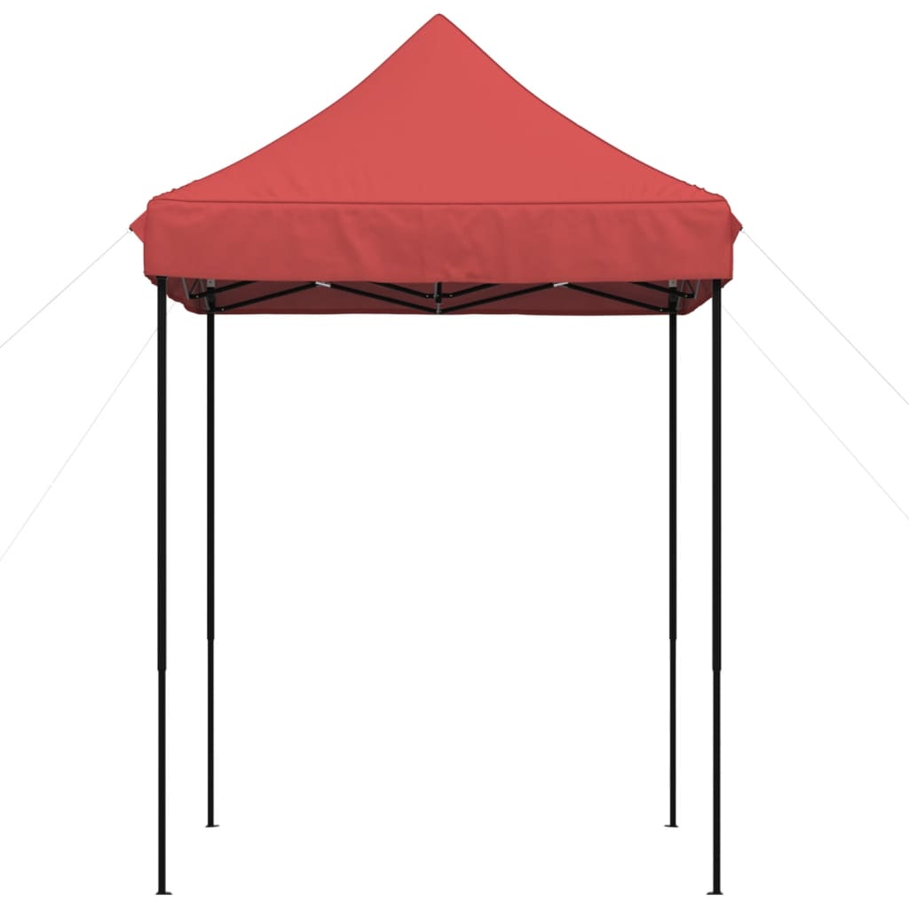 Tenda da Festa Pieghevole Pop-Up Bordò 200x200x306 cm - homemem39