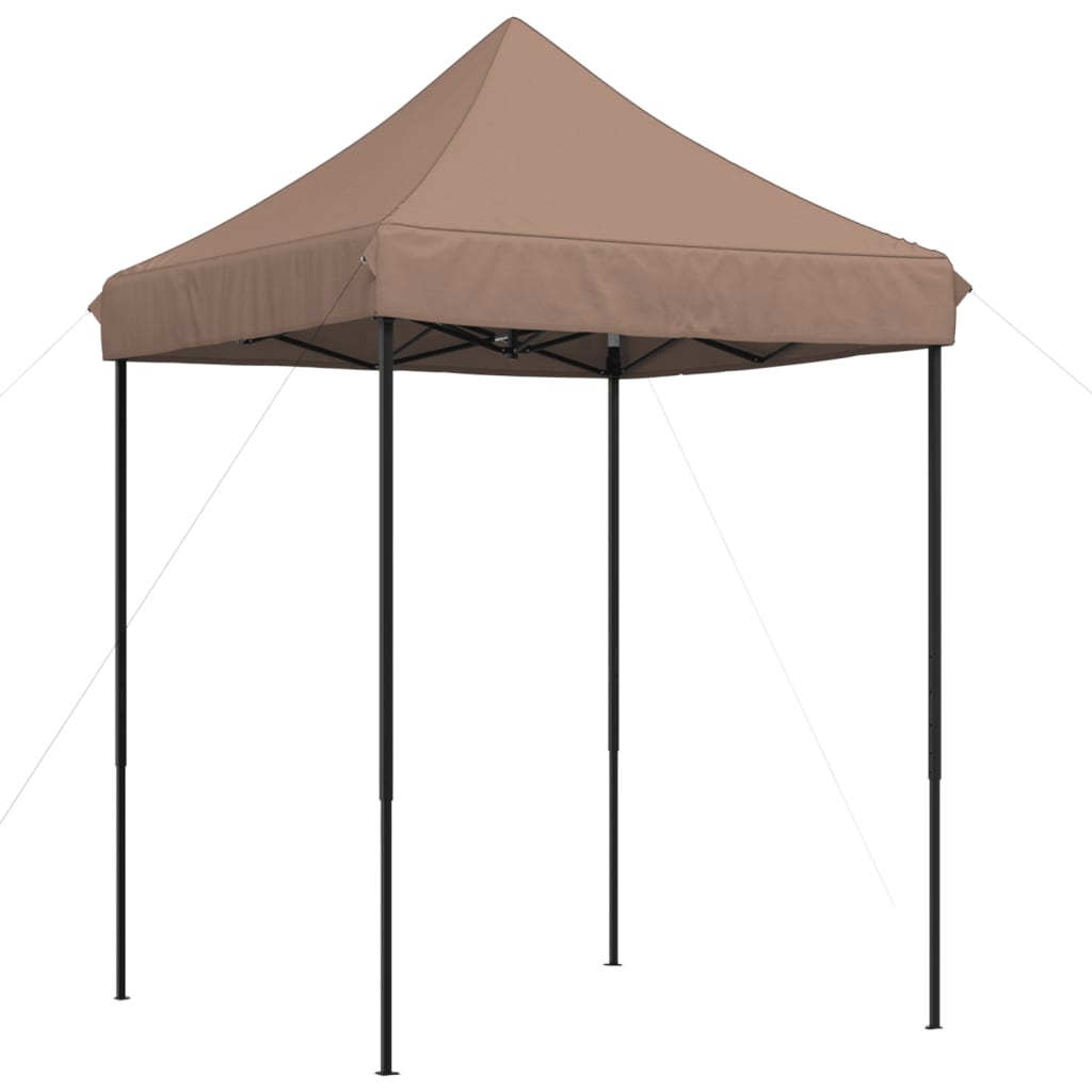 Tenda da Festa Pieghevole Pop-Up Marrone 200x200x306 cm - homemem39