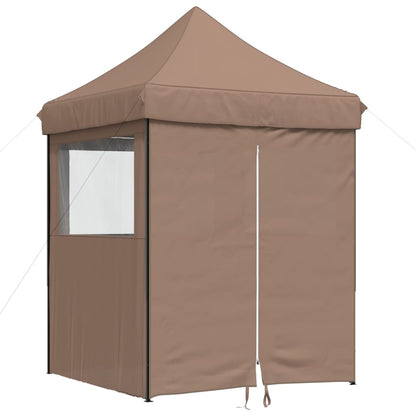 Tendone per Feste Pieghevole Pop-Up con 4 Pareti Marrone | homemem39