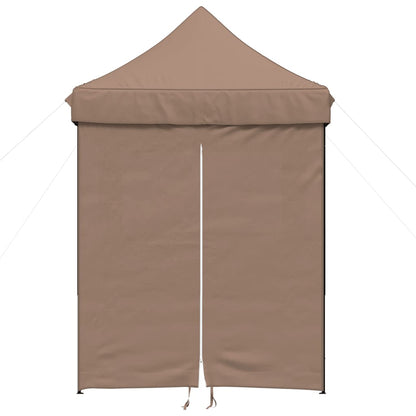 Tendone per Feste Pieghevole Pop-Up con 4 Pareti Marrone | homemem39