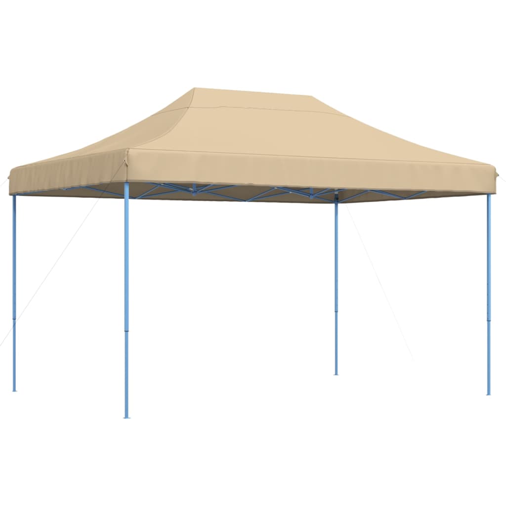 Tenda da Festa Pieghevole Pop-Up Beige 410x279x315 cm - homemem39