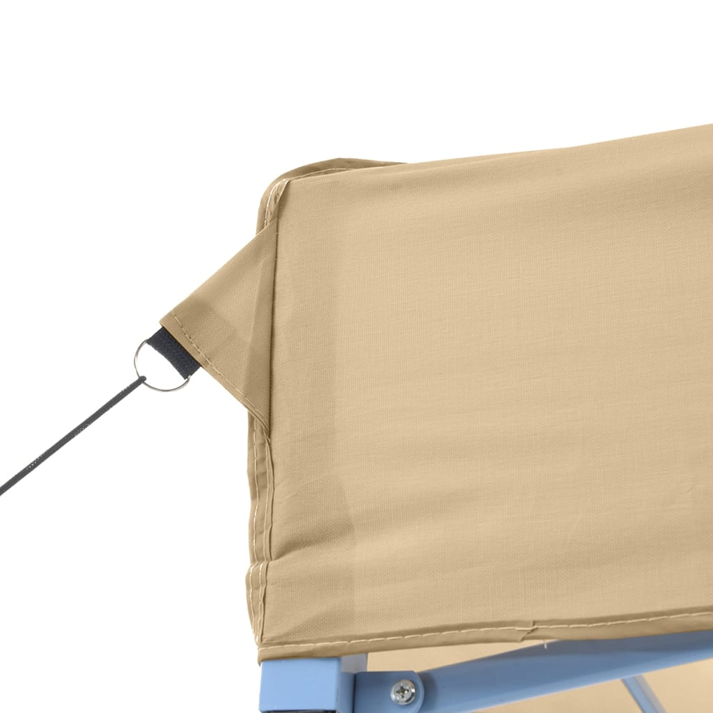 Tenda da Festa Pieghevole Pop-Up Beige 410x279x315 cm - homemem39