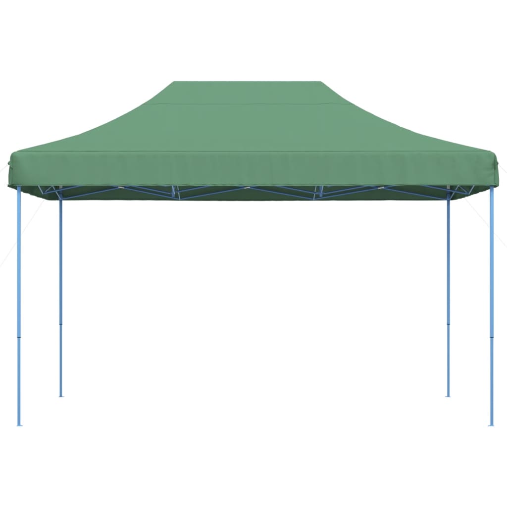 Tenda da Festa Pieghevole Pop-Up Verde 410x279x315 cm - homemem39