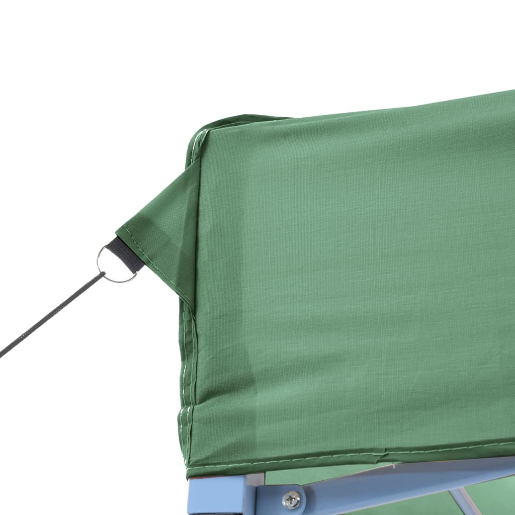 Tenda da Festa Pieghevole Pop-Up Verde 410x279x315 cm - homemem39
