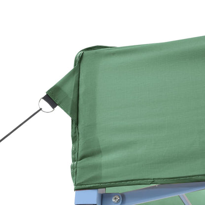 Tenda da Festa Pieghevole Pop-Up Verde 410x279x315 cm - homemem39