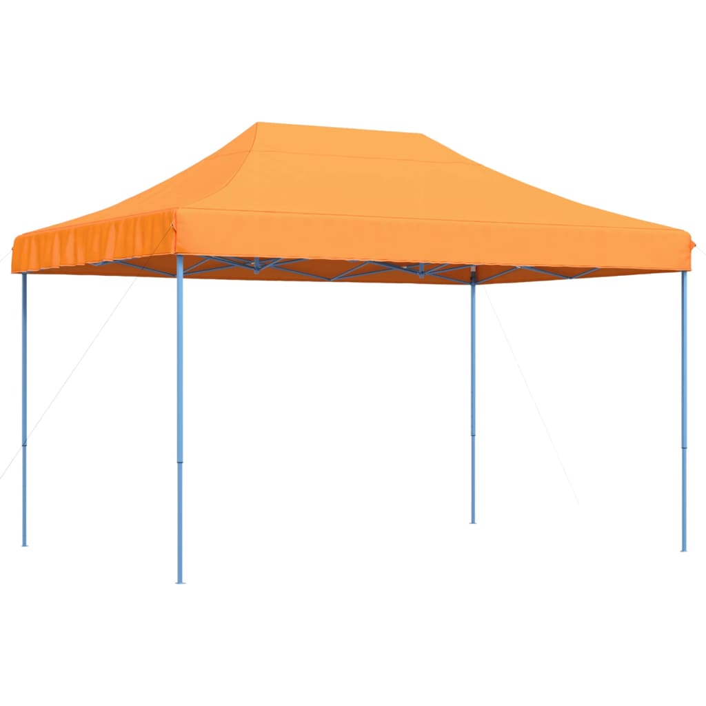 Tenda da Festa Pieghevole Pop-Up Arancione 410x279x315 cm - homemem39