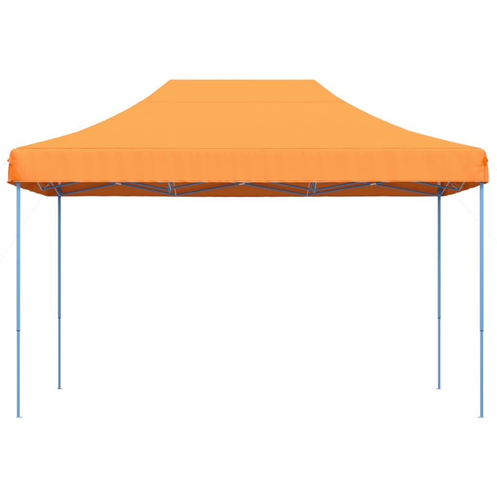 Tenda da Festa Pieghevole Pop-Up Arancione 410x279x315 cm - homemem39