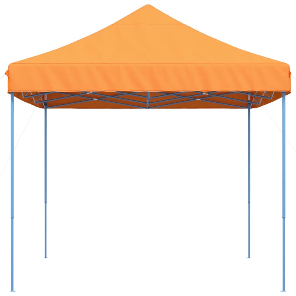 Tenda da Festa Pieghevole Pop-Up Arancione 410x279x315 cm | homemem39
